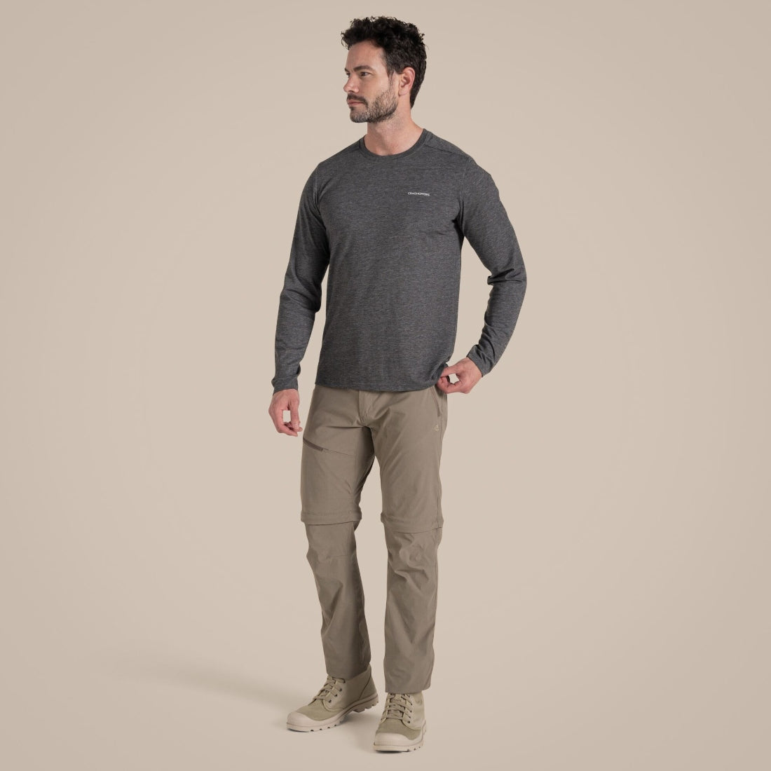 Men's NosiLife Pro Convertible III Trousers Pebble