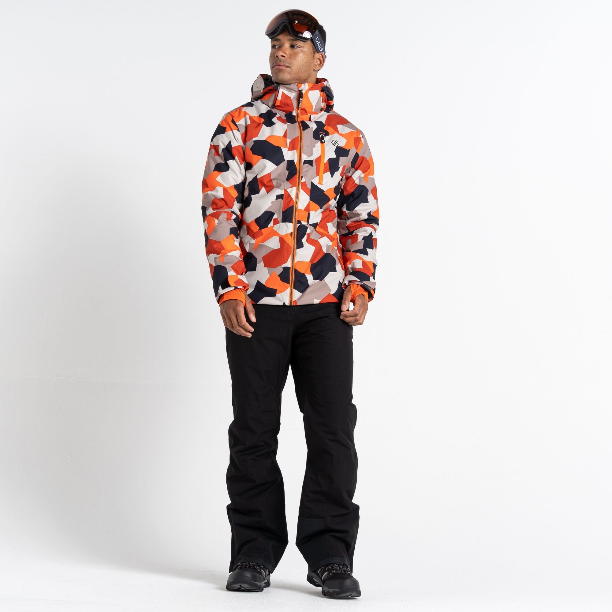 Black camo ski jacket best sale