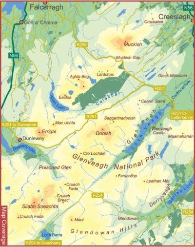 Derryveagh Map
