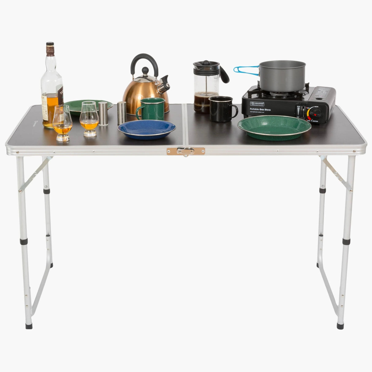 Compact Folding Table Double