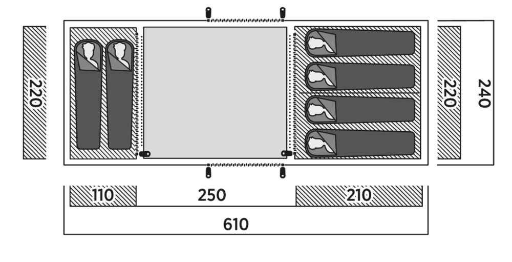 Leka Twin 6 Tent