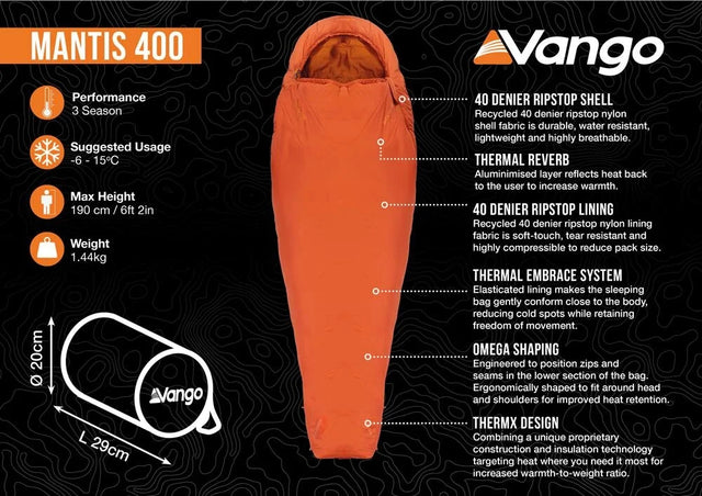 Mantis 400 Sleeping Bag