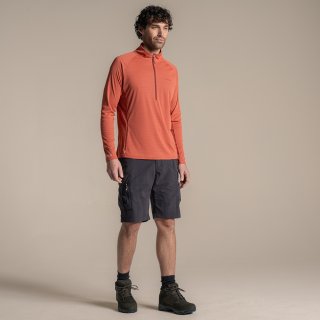 Men's NosiLife SolarShield+ Half Zip Top