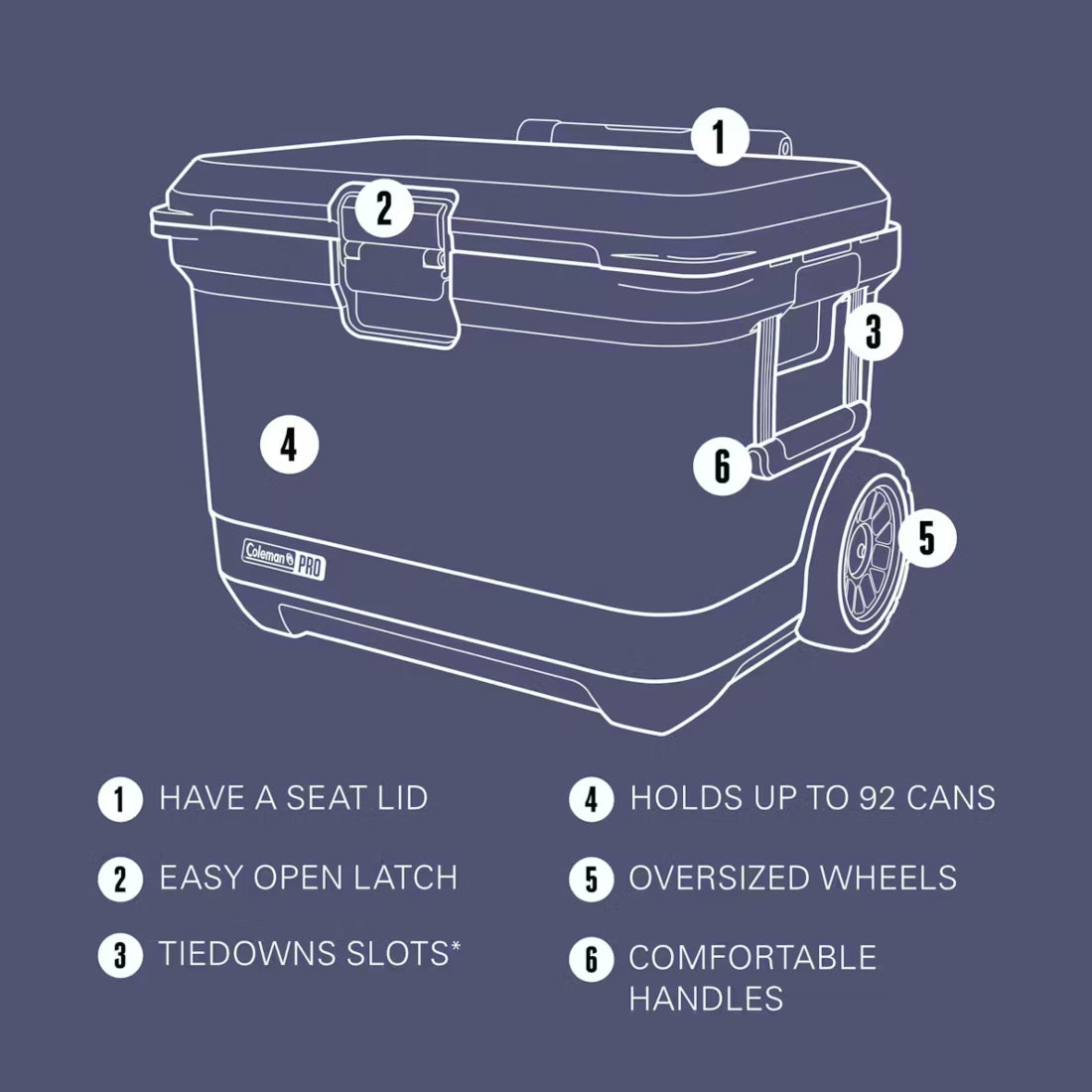 Pro 55QT (52L) Wheeled