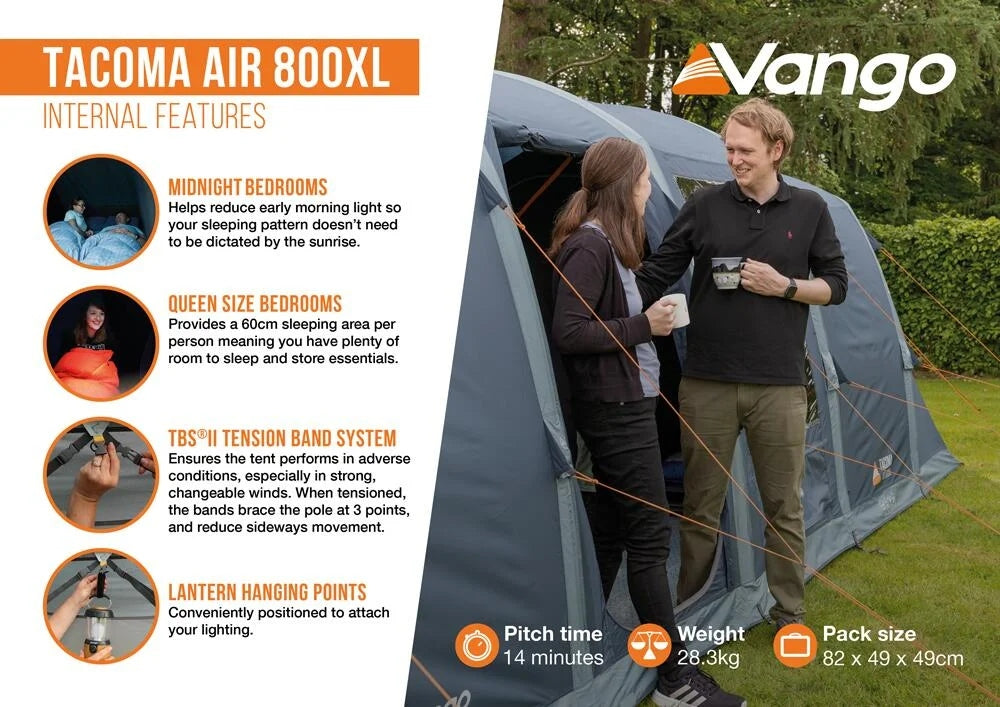 Tacoma 800XL Inflatable Tent
