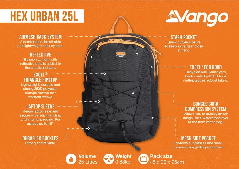 Hex Urban 25L Daysack