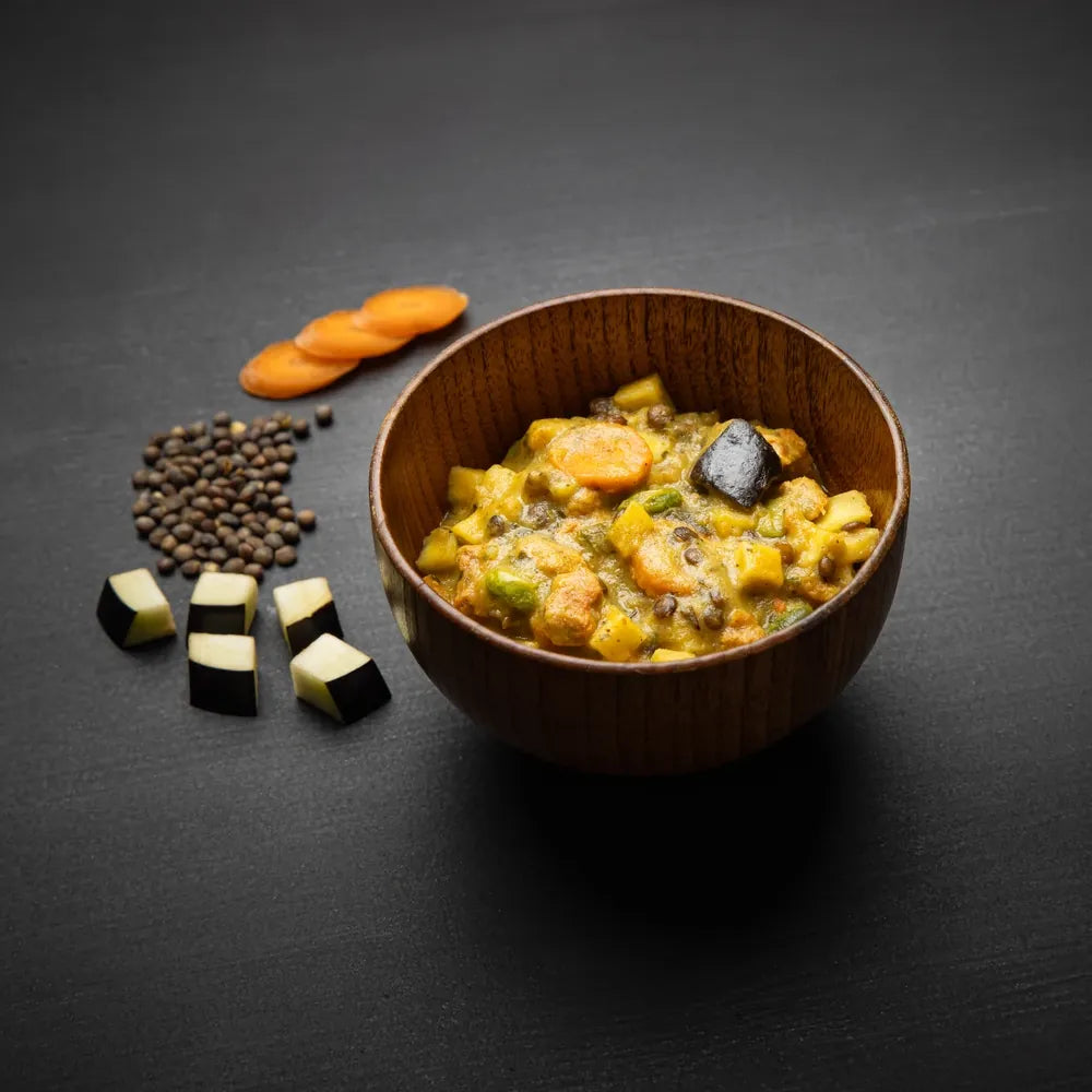Real Turmat Potato Garam Masala prepared in a bowl