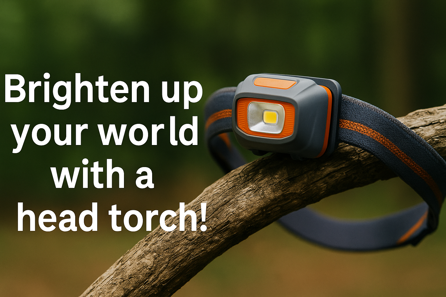 Brighten up your world with a head torch!