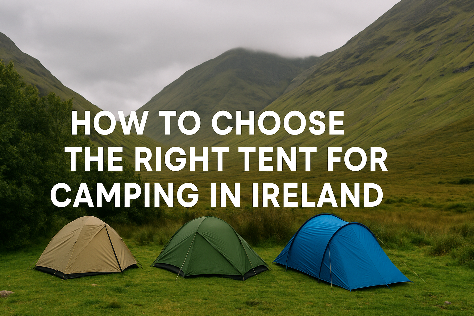 How to Choose the Right Tent for Camping in Ireland