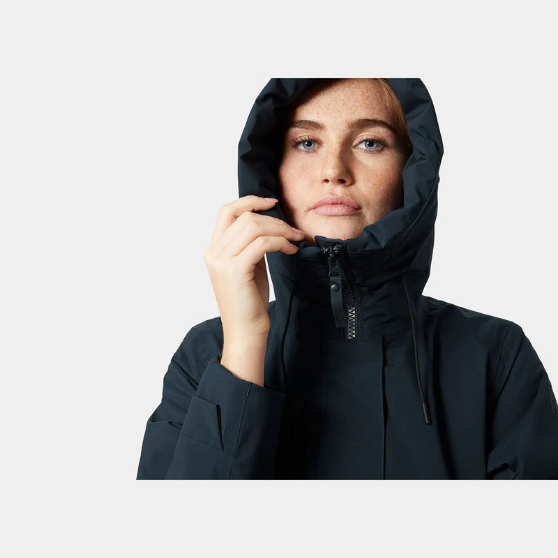 Women's insulated top rain jacket