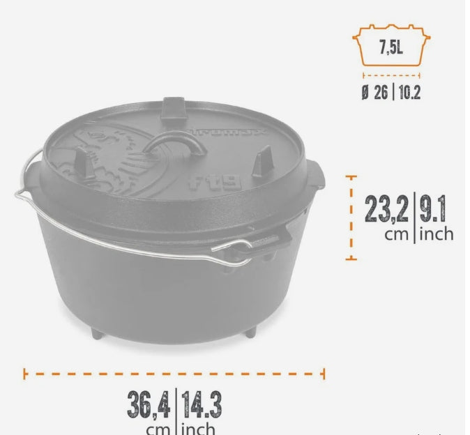 Dutch Oven with Legs