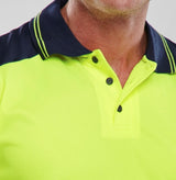 Unisex Hi-Vis Two-Tone Polo Shirt