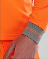 Unisex Long Sleeve Hi-Vis Polo Shirt