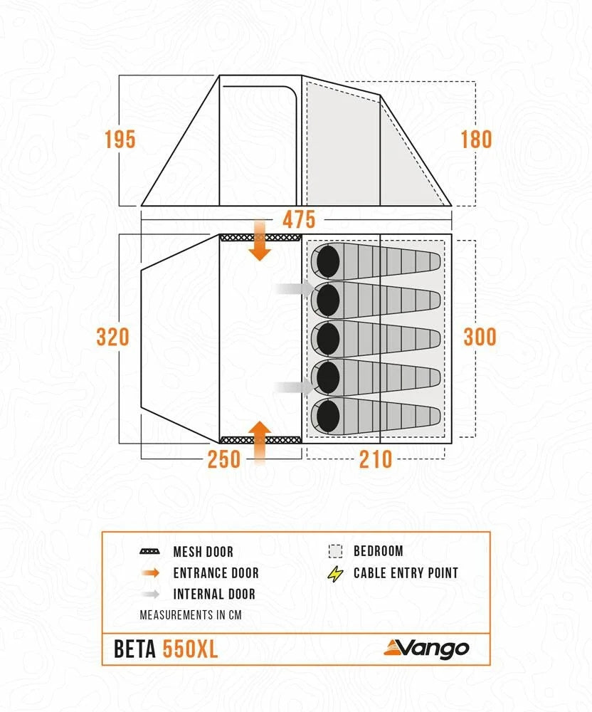 Beta 550XL Tent