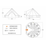 Blacks of Greenock Sunrise Bell Tent 5M