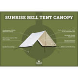 Blacks of Greenock Sunrise Bell Tent Canopy