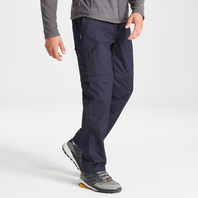 Men's Expert Kiwi Slim Convertible Trousers - Dark Navy
