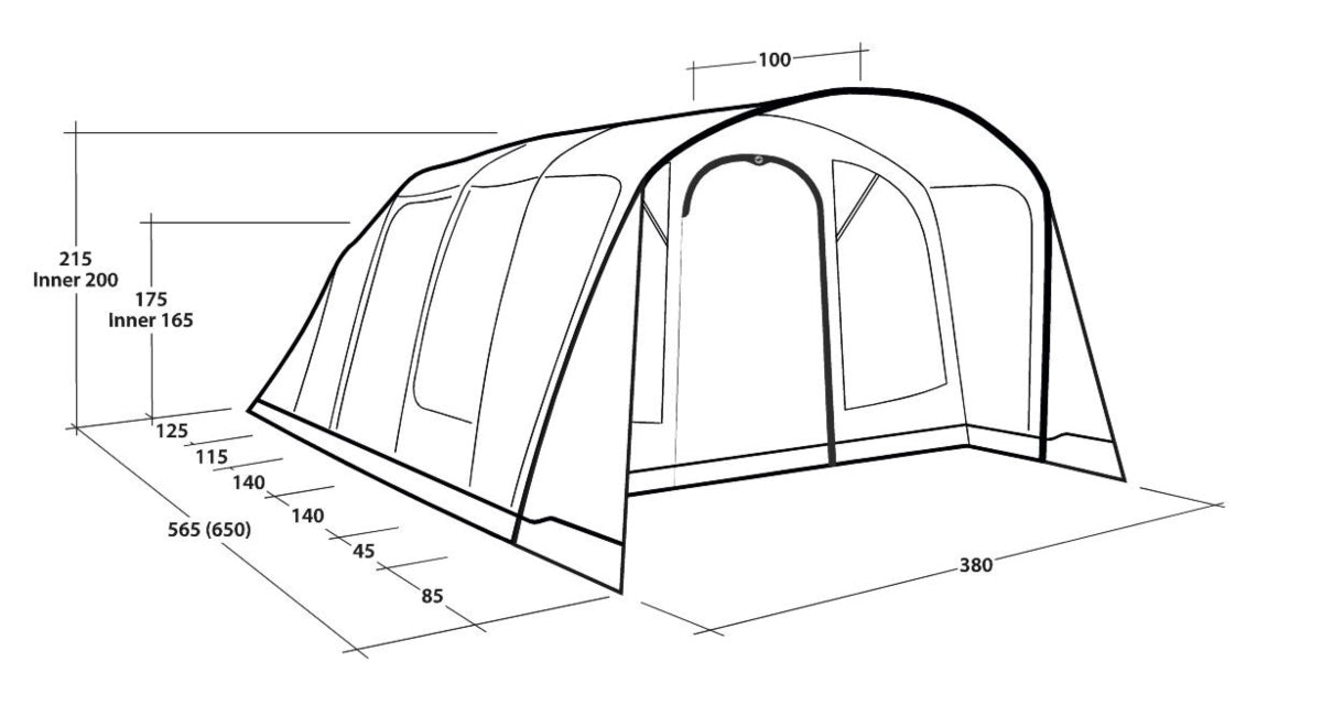 Colorado 6 Air Inflatable Tent Package