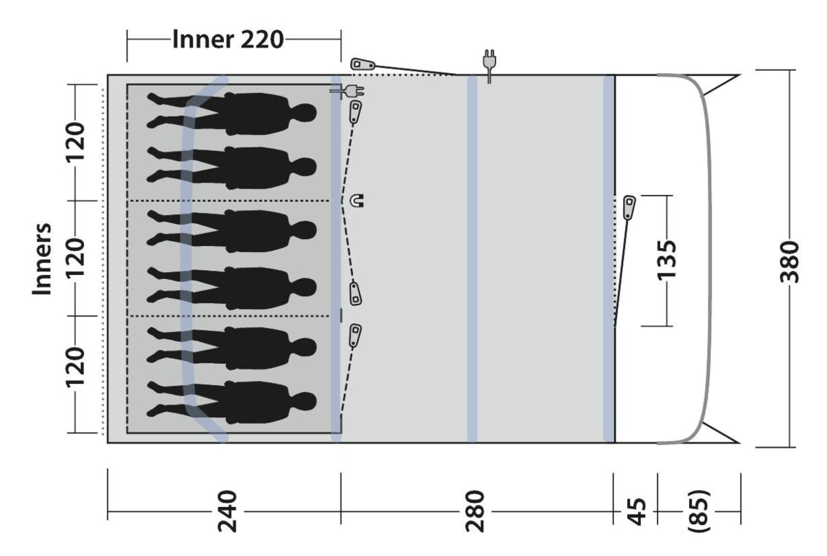 Colorado 6 Air Inflatable Tent Package