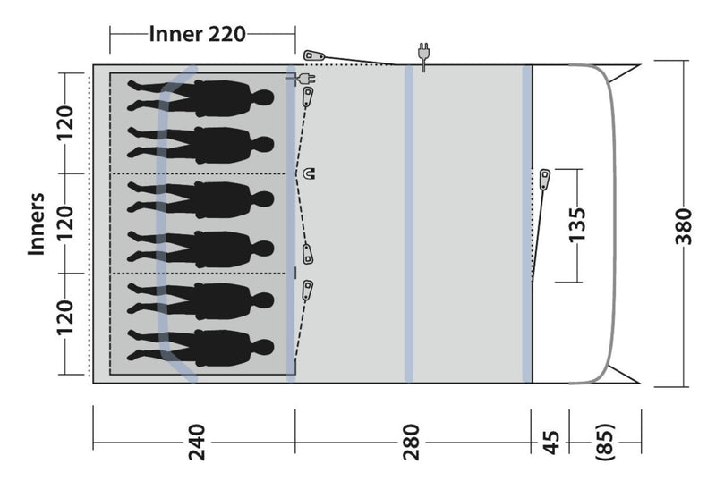 Colorado 6 Air Tent
