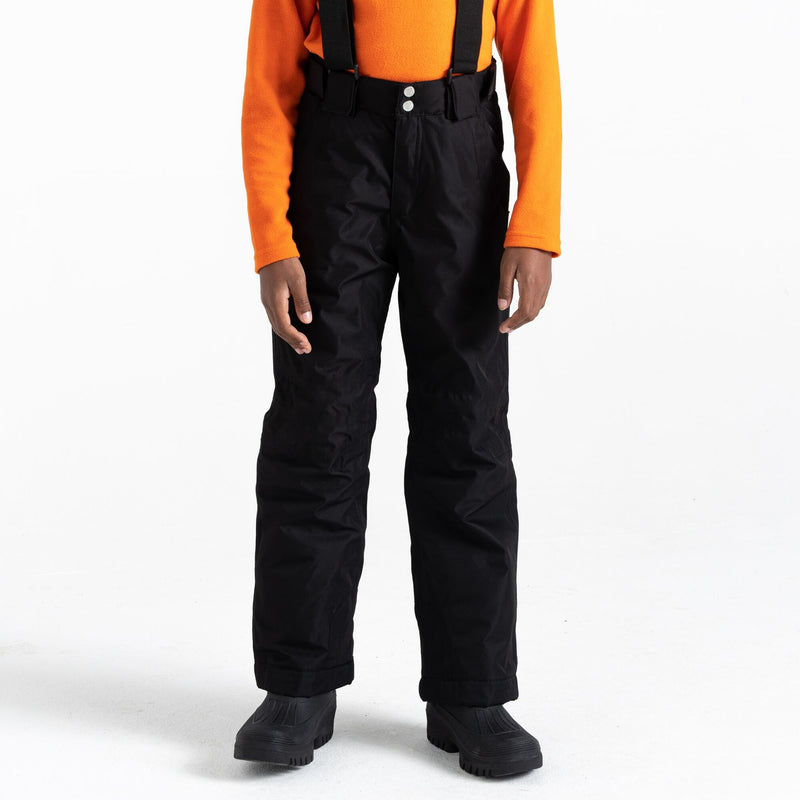 Kids' Motive Waterproof Insulated Ski Pants - Black