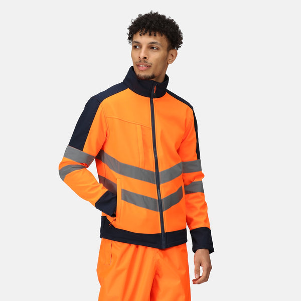 Unisex Hi-Vis Pro 3-Layer Softshell