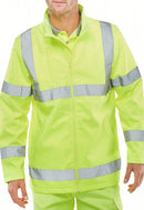 Unisex Hi-Vis Soft Shell Lightweight Jacket