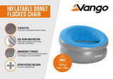 Inflatable Donut Flocked Chair