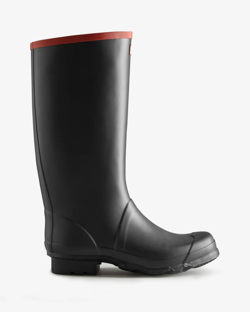 Hunter Argyll Full Knee Wellington Boot - Black