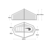 Laser Compact 1 ECO Backpacking Tent + Footprint Bundle
