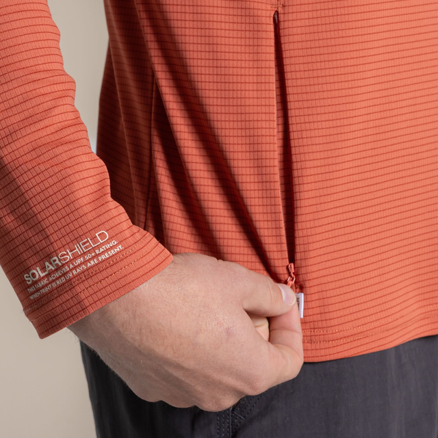 Men's NosiLife SolarShield+ Half Zip Top