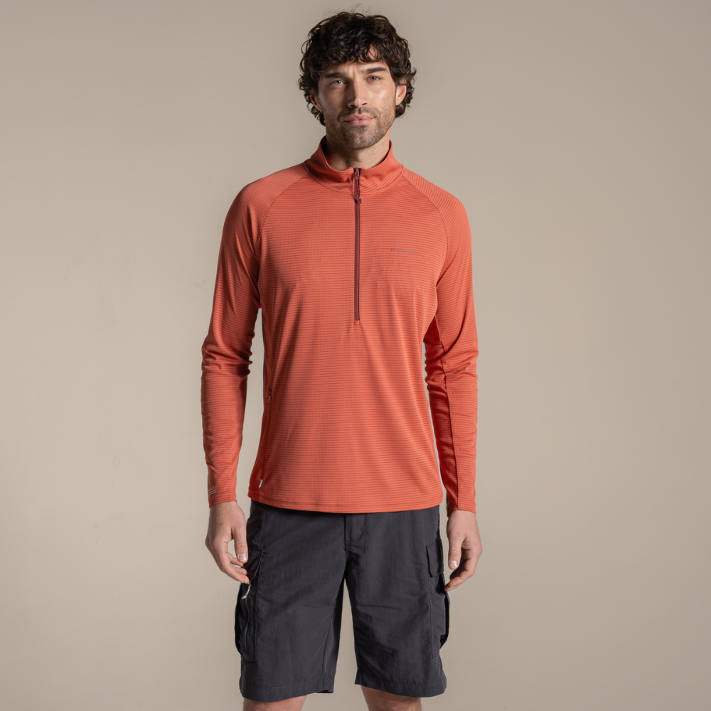 Men's NosiLife SolarShield+ Half Zip Top