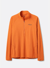 Men's Sonic Long Sleeve Zip Baselayer