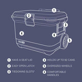 Pro 55QT (52L) Wheeled