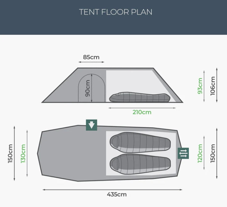 Respite 2 Extended Tent
