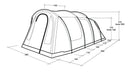Rockwell 6 Poled Tent