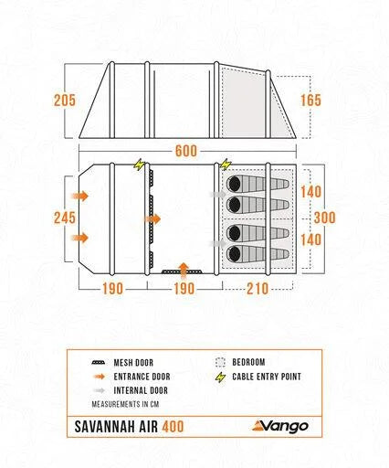 Savannah 400 Air Tent Package [ PRE - ORDER ]