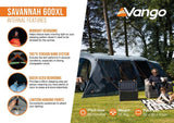 Savannah 600XL Poled Tent Package