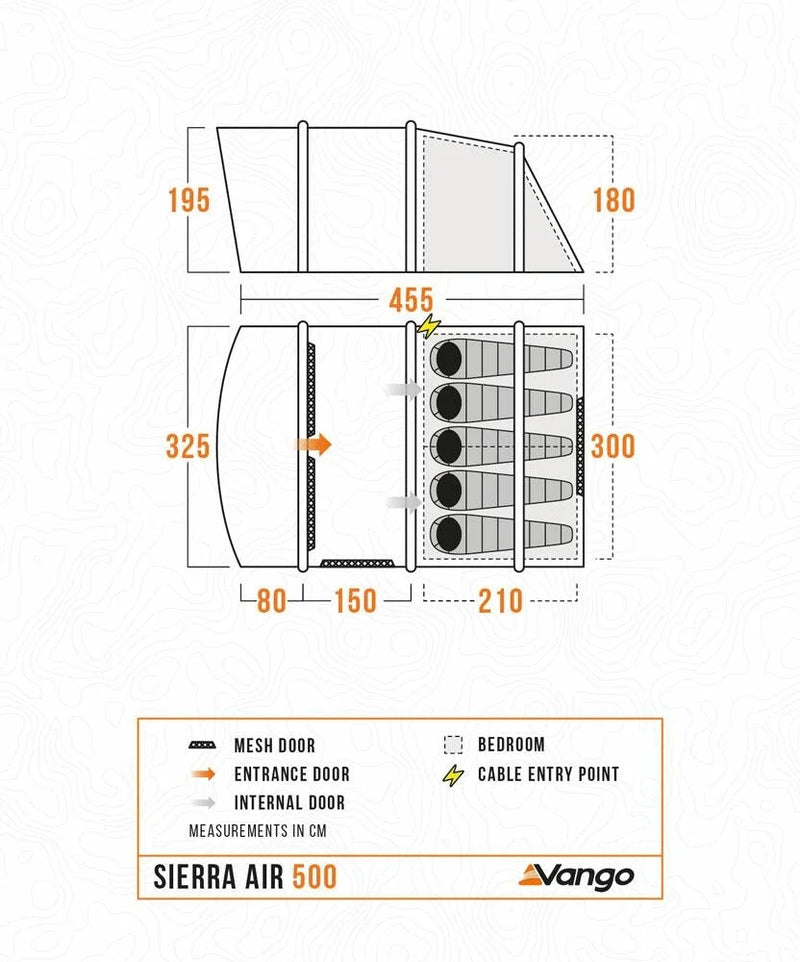 Sierra 500XL Air Tent Package