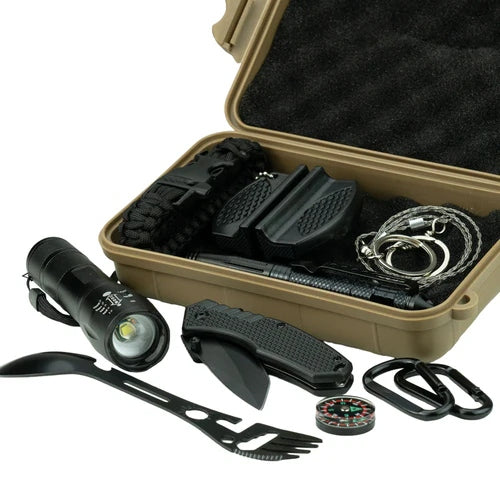 Survival Kit with Waterproof Case