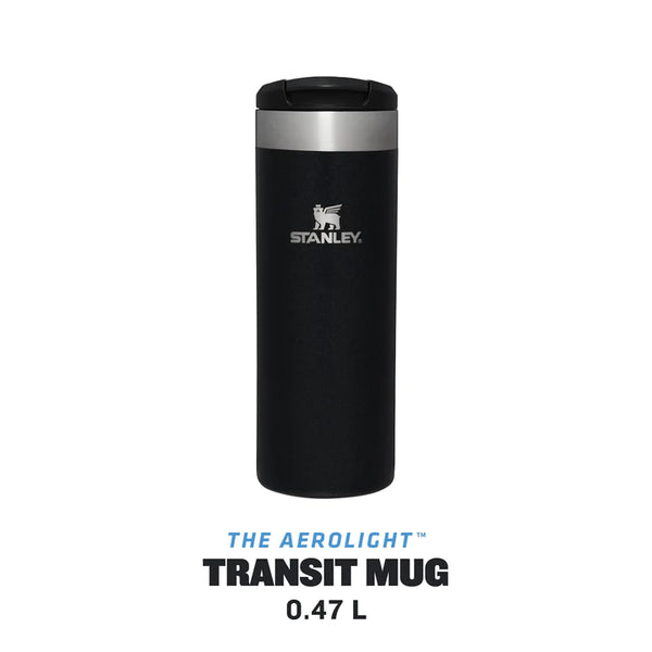 The Aerolight™ Transit Mug | 0.47L| Black