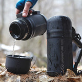 TiV Wide Mouth Vacuum Flasks