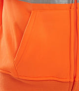 Unisex Hi-Vis Fully Zipped Hoodie