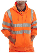 Unisex Hi-Vis Fully Zipped Hoodie