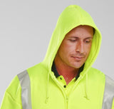 Unisex Hi-Vis Fully Zipped Hoodie