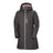 Women's Belfast Long Winter Jacket - Thunder Grey front