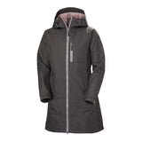 Women's Belfast Long Winter Jacket - Thunder Grey front