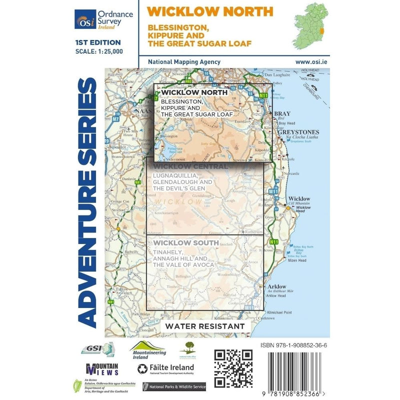 Ordnance Survey Maps | Buy OSI Maps Ireland | Paper Laminated | OAS.ie ...