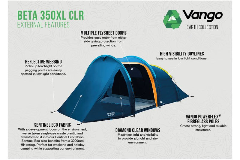 Beta 350XL CLR Tent