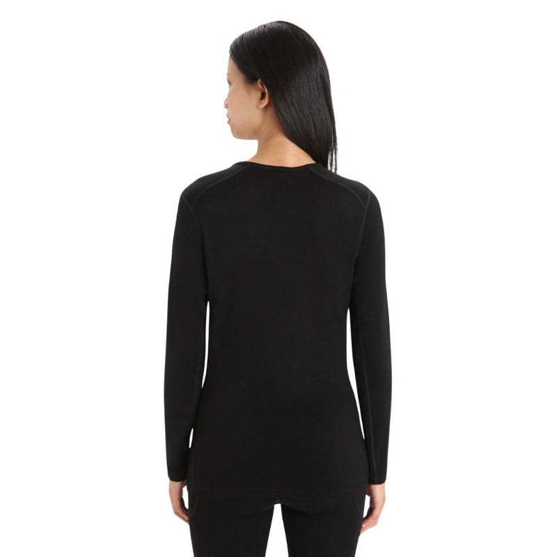 Women's Merino 260 Tech Long Sleeve Crewe Thermal Top - Black